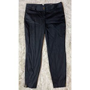 Express Black Ankle Cropped Slim Pants